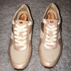 Rose Gold MK Sneakers